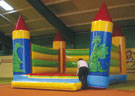 Jumping castle with towers